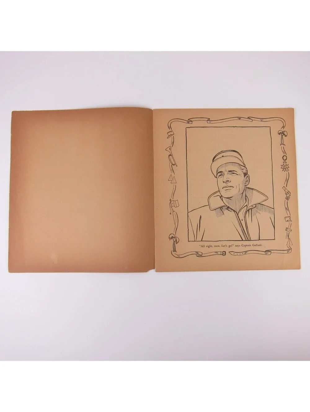 Foreign Legionnaire Coloring Book Abbot #1339 Buster Crabbe & Cuffy Vintage 1956